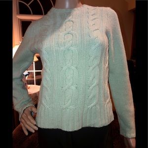 Gap light green wool/ cashmere sweater size S